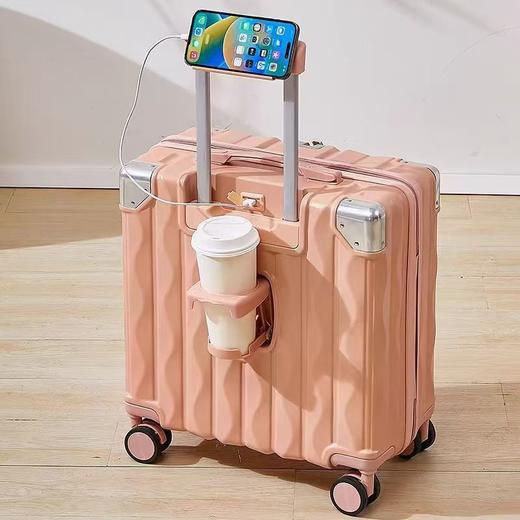 【趣味生活，始于行李箱！】小型登机箱18寸女 轻便旅行学生拉杆箱 20寸男网红小巧行李箱轻盈-QA 商品图7