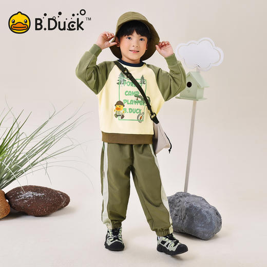 B.Duck小黄鸭童装春秋圆领卫衣110-160 BF3608021 商品图1