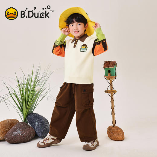 B.Duck小黄鸭童装春秋套头针织衫105-150 BF3612021 商品图1