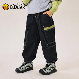 B.Duck小黄鸭童装春秋牛仔长裤105-150 BF3656020