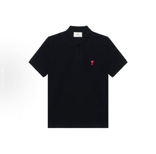 AMI 男士黑色Polo纯棉 商品图0