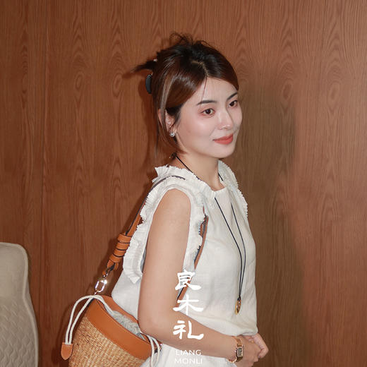 【部分现货】良木礼打褶亚麻背心（66865） 商品图4