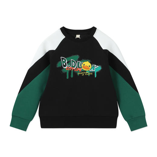 B.Duck小黄鸭童装春秋圆领卫衣110-160 BF3608070 商品图3