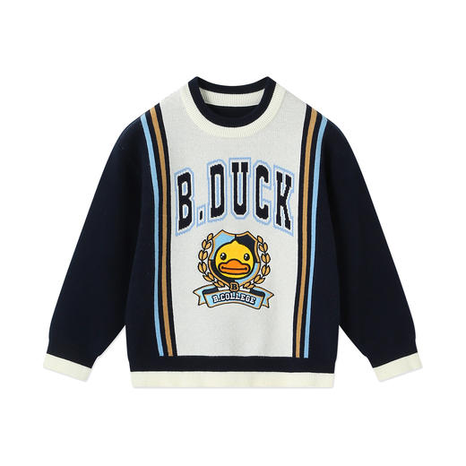 B.Duck小黄鸭童装春秋套头针织衫105-150 BF3612082 商品图3