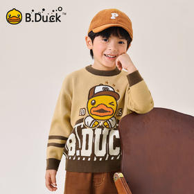 B.Duck小黄鸭童装春秋套头针织衫105-150 BF3612081