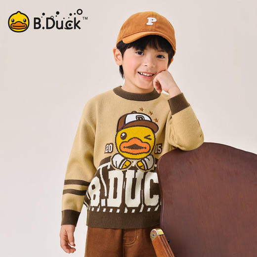 B.Duck小黄鸭童装春秋套头针织衫105-150 BF3612081 商品图0