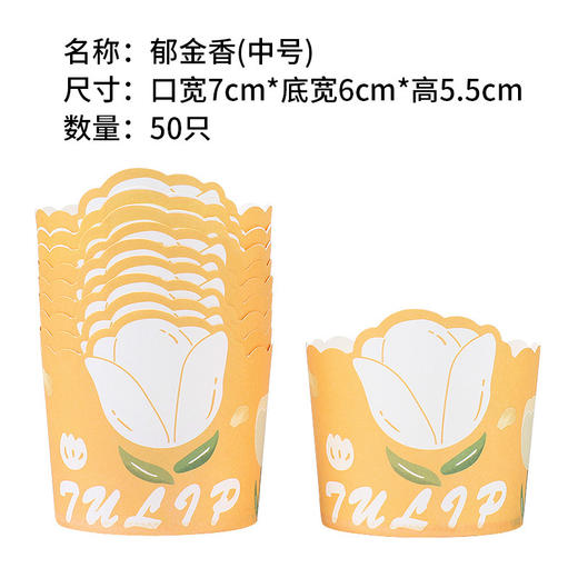 蛋糕纸杯 家用烘焙蒸烤 耐高温大中号一次性纸托马芬杯子  卡通纸杯 商品图6