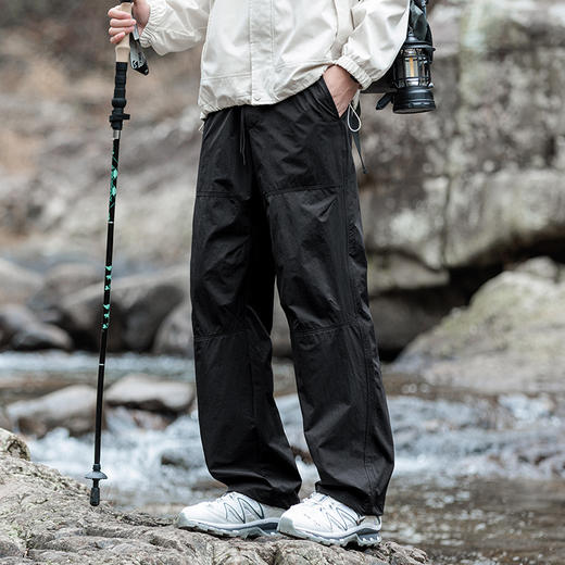 【全场景适配 束脚or直筒 版型利落】宽松速干休闲伞兵裤 商品图9