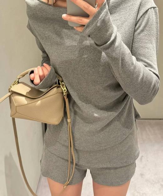 罗意威mini菱格软皮几何包拼接真皮女包斜挎手提小号枕头包 商品图1