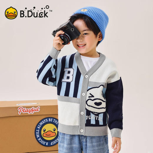 B.Duck小黄鸭童装春秋针织开衫105-150 BF3612083 商品图0
