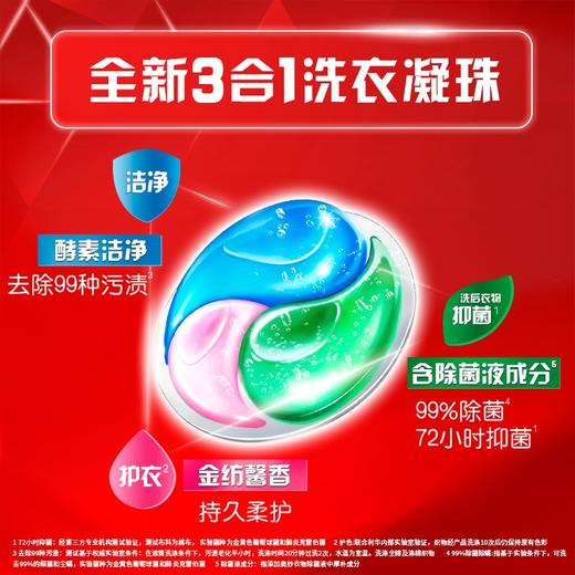 奥妙（OMO）浓缩三合一桉树洗衣凝珠 18颗 商品图1