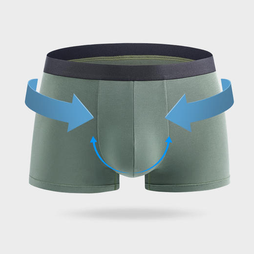 赏茜男士莫代尔中腰内裤|U型太空舱，高弹腰带，舒适无束缚 商品图4