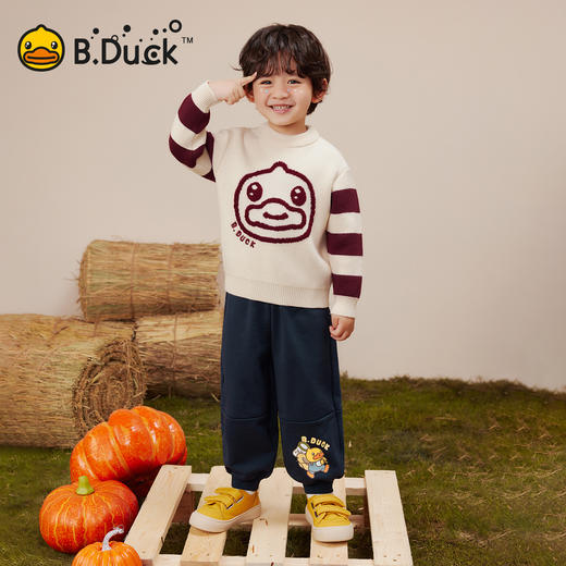 B.Duck小黄鸭童装春秋针织长裤90-130 BF3663001 商品图2