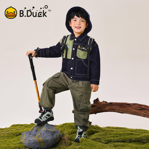 B.Duck小黄鸭童装春秋牛仔外套105-150 BF3611021 商品图1