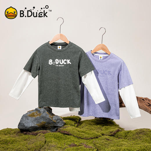 B.Duck小黄鸭童装春秋长袖T恤110-165 BF3606998 商品图1
