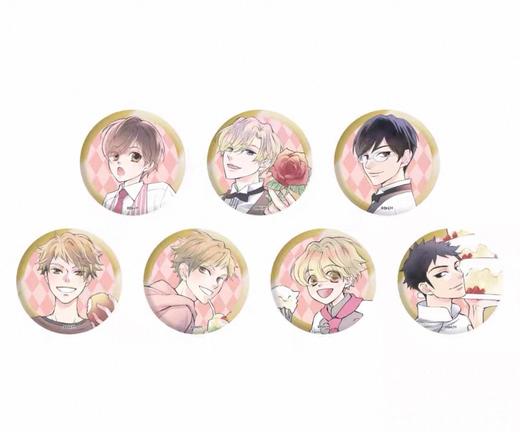 樱兰高校男子公关部 联动cafe 徽章 吧唧 全7种 谷子 商品图0