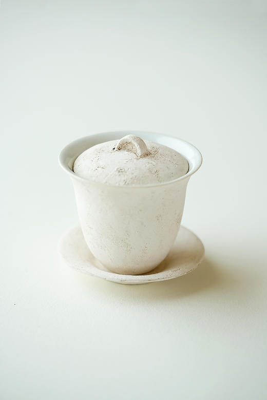 安藤雅信60泥釉盖碗（含托） 商品图6