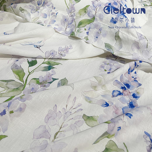 【爆款】Cieltown/夏尔小镇【亚麻】系列 紫藤亚麻三件套 商品图2