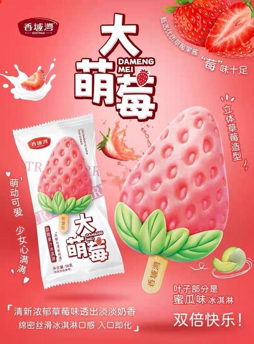 【秒杀价5.9元/3支】香域湾小台芒雪糕62G /香域湾大萌莓（草莓果汁冰淇淋）56G /香域湾嘿！凤梨（雪泥）72G【套餐内口味可混搭】 商品图0