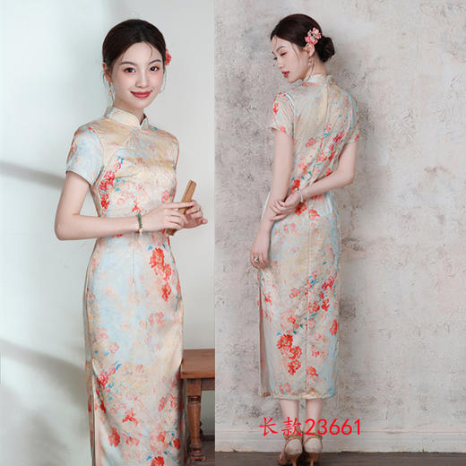 GX绝美旗袍新中式国风五一出游连衣裙2025新款年轻款少女修身收腰夏 商品图1