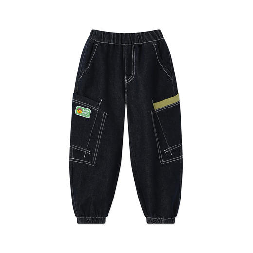 B.Duck小黄鸭童装春秋牛仔长裤105-150 BF3656020 商品图3