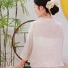 【抖音专属】圆领小衫（24710393山矾） 商品缩略图2