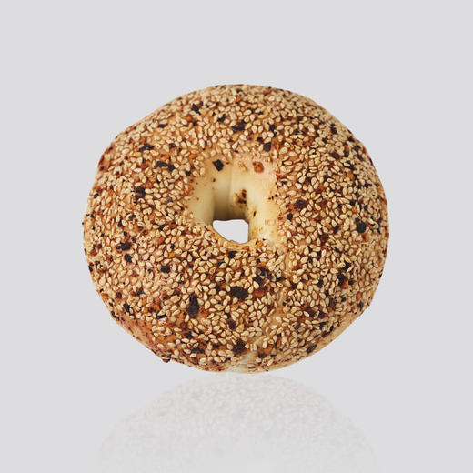 辣芝士莲藕脆肠贝果 商品图0