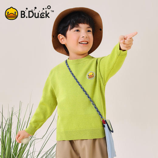 B.Duck小黄鸭童装春秋套头针织衫105-160 BF3612048 商品图0