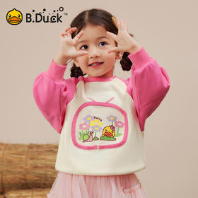 B.Duck小黄鸭童装春秋圆领卫衣90-130 FF3608041