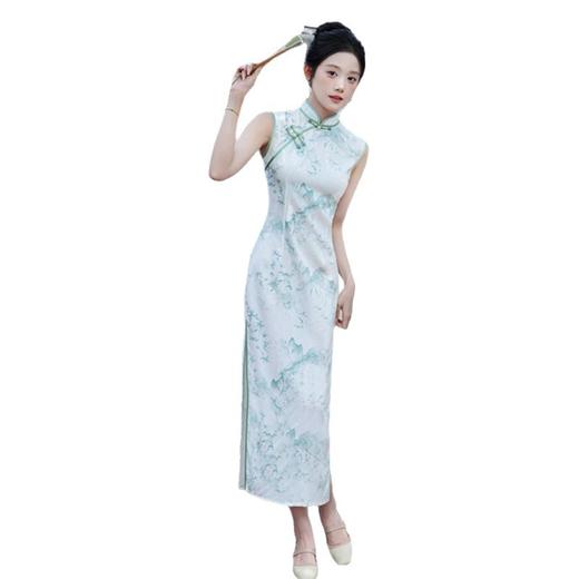 GX无袖旗袍新中式改良年轻款少女高级感港风大气上档次旗袍连衣裙夏 商品图4