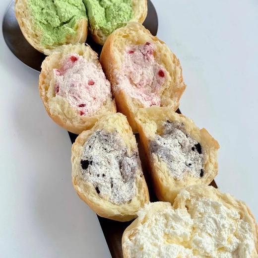 【秒杀】冰面包80克*8枚（原味*2+可可*2+奥利奥*2+草莓*1+开心果*1） 商品图5