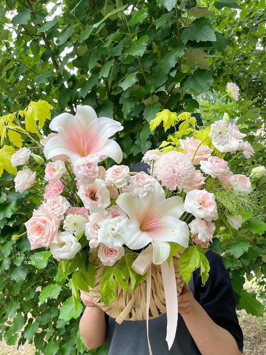 粉色佳人 · 花篮 商品图0