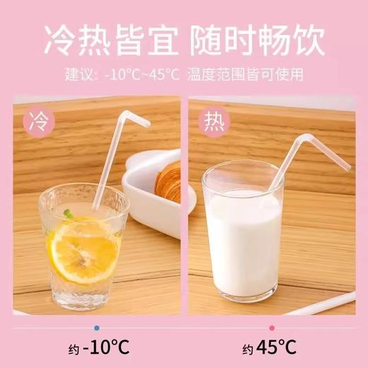 【食品级  独立包装】 吸管一次性 独立包装 产妇儿童吸管 商用细管弯头管 可降解直吸食品级 商品图2