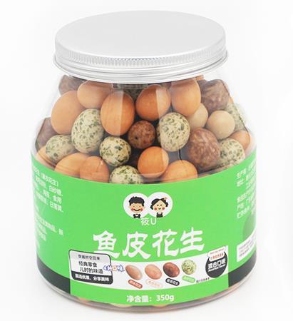 筱U鱼皮花生(混合口味)350g 商品图0