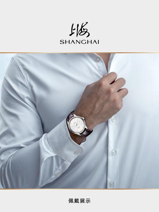 上海手表致敬系列创历者39mm复刻A581防水机械腕表 商品图3