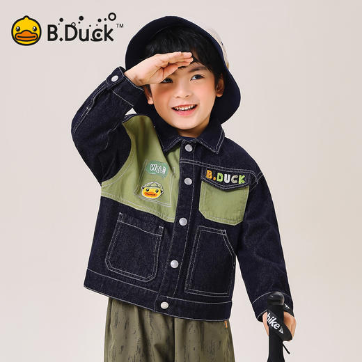 B.Duck小黄鸭童装春秋牛仔外套105-150 BF3611021 商品图0
