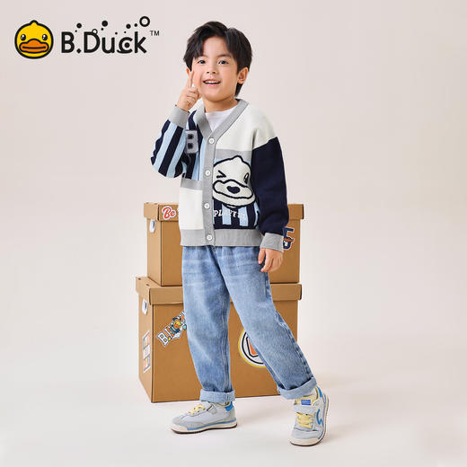 B.Duck小黄鸭童装春秋针织开衫105-150 BF3612083 商品图1
