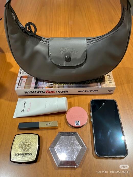 珑骧新款牛皮月牙包腋下包单肩包手提斜挎包 商品图0