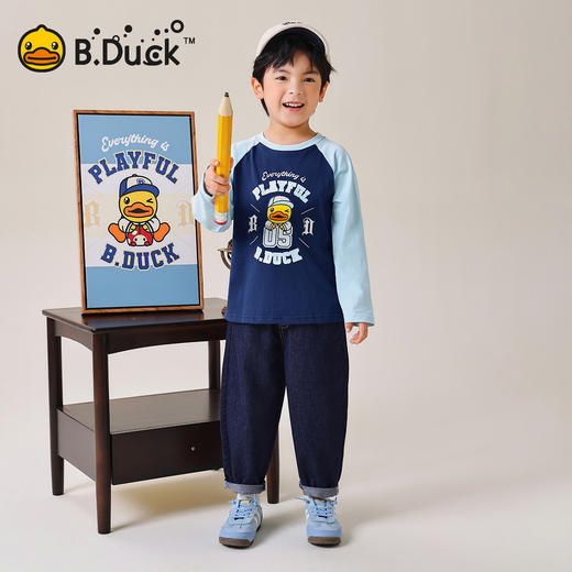 B.Duck小黄鸭童装春秋长袖T恤110-160 BF3606082 商品图1