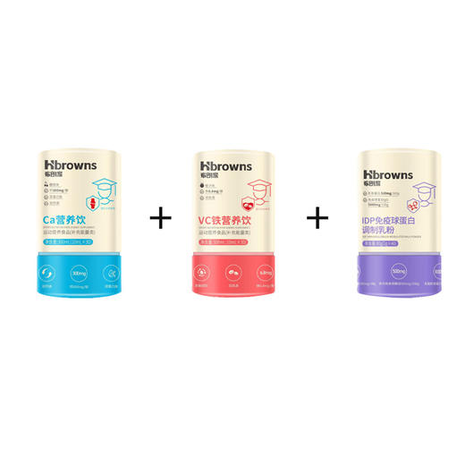 【免疫球蛋白+钙+铁】 盼盼推荐布朗家抗病毒健体魄 组合装 商品图0