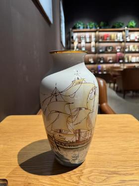 Minh Long扬帆起航陶瓷花瓶27cm
