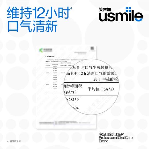 usmile笑容加清新漱口水12ml*20 商品图4