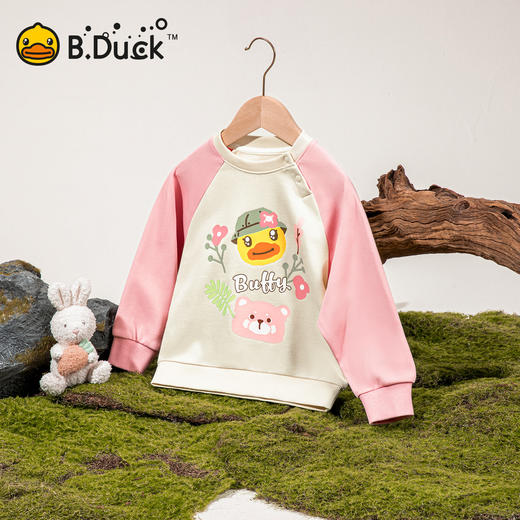B.Duck小黄鸭童装春秋圆领卫衣90-130 FF3608005 商品图1