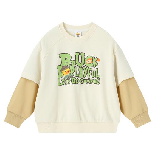 B.Duck小黄鸭童装春秋圆领卫衣105-150 BF3608020 商品图3