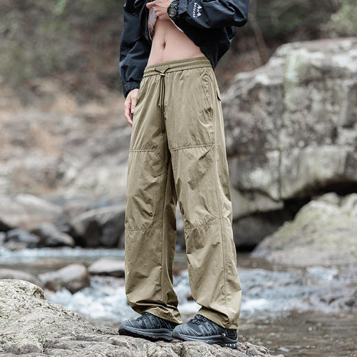 【全场景适配 束脚or直筒 版型利落】宽松速干休闲伞兵裤 商品图5