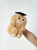 【新品现货】学术吗喽公仔 可选 深棕色 卷卷/ 浅色  问问 玩偶 商品缩略图5
