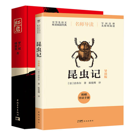 中学生语文配套阅读经典:艾青诗选+朝花夕拾+西游记+昆虫记+水浒传(导读版) 商品图2