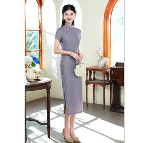 GX复古国风高级感旗袍2025夏季新款气质高端简约日常可穿旗袍