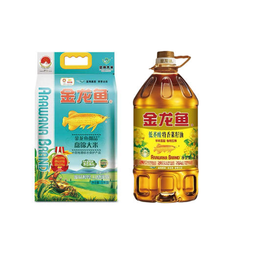 金龙鱼（御品盘锦大米5KG+特香菜籽油4L） YJTJ 商品图0