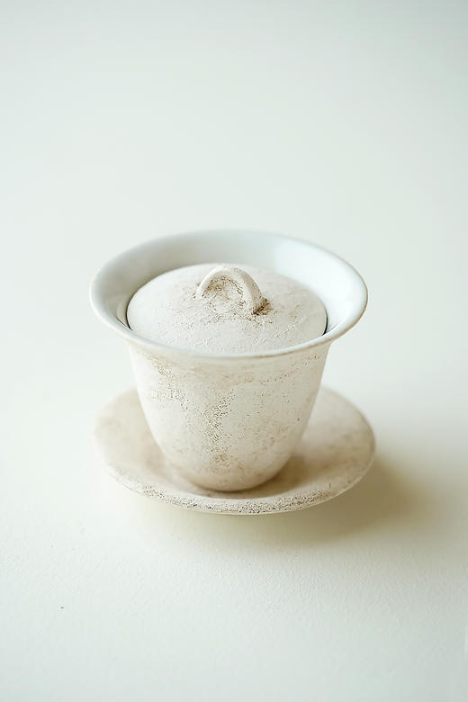 安藤雅信60泥釉盖碗（含托） 商品图7